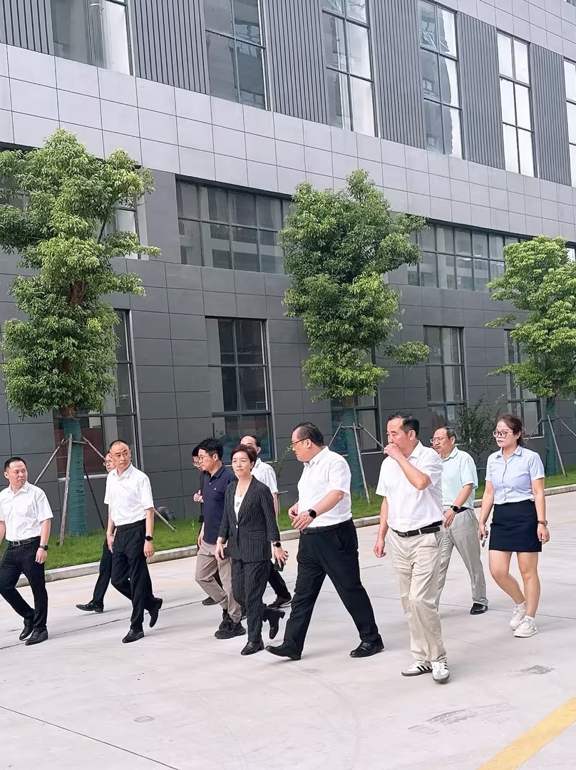 六安市市长刘洪洁、舒城县县长胡敏等领导到公司参观指导工作